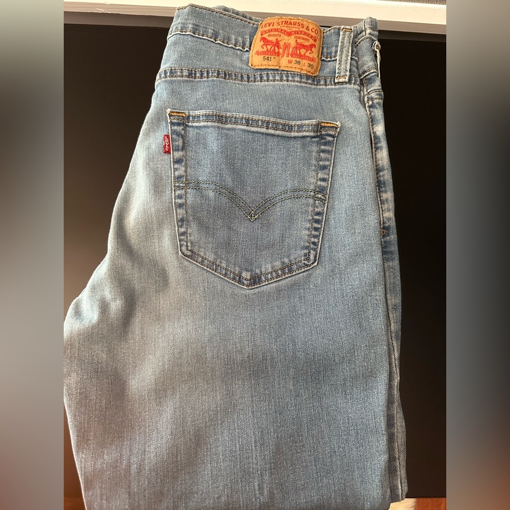 Levi’s Athletic Fit denim. Little wear 36x30